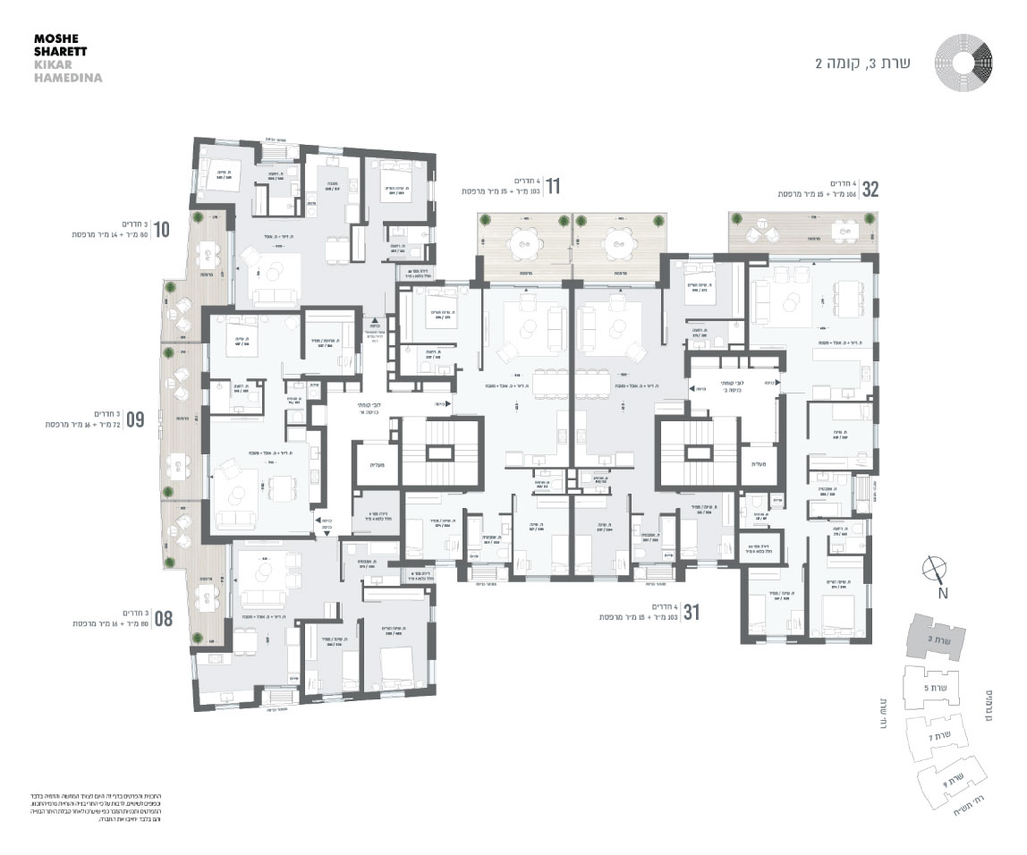 בניין 3 קומה 2